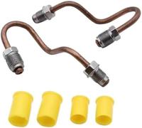ASDGH 2 x Set di tubi freno e pinze freno posteriori, for VW, for Golf, MK 5 e 6 GTI, for Skoda, for, A3 e Tubo freno posteriore