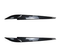 ASDGH Adesivi for fari anteriori auto, neri lucidi, for X5 X6 F15 F16 2014-2018, adesivi for fari anteriori auto Pellicola per fari(Carbon Fiber)