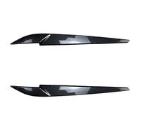 ASDGH Adesivi for fari anteriori in carbonio lucido for X5 X6 F15 F16, decorazione for fari anteriori, 2014-2018 Pellicola per fari(Carbon Fiber)