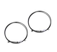 ASDGH Cavo di Controllo dell'acceleratore for Motore fuoribordo for Barche Marine, 2 Pezzi, for, 10 Piedi 3 Metri Nero Cablaggio di qualità Marina