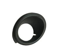 ASDGH Copertura cromata for fendinebbia Anteriore, Pannello di Copertura for griglia fendinebbia, paraurti, for Chevrolet Captiva 2008-2010 Cornice Decorativa fendinebbia(Black Only 1 Left)