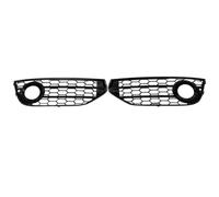 ASDGH for A4B8 Touring Edition 2007-2010 2 Pezzi Telaio fendinebbia Anteriore Perforato a Nido d'Ape Parti modificate for Auto 8K0807681J 8K0807681 Cornice Decorativa fendinebbia(Black Gloss Black)