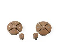 ASDGH For Benz, W221 W216 S Classe CL S280 S300 S350 S400 S600 2006-2021 Volante multifunzione for auto copertura pulsante Interruttore di controllo dello sterzo del cruscotto(BLACK Beige)