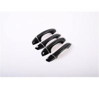 ASDGH For Golf, 7 MK7 2013-2019, rivestimento for maniglia portiera laterale auto cromato nero, accessori for lo styling Copri maniglia portiera auto(BLACK Black 0 Button)