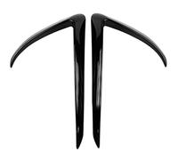 ASDGH For Tesla, modello X, rivestimento for fendinebbia, adesivo for sopracciglia, decorazione for telaio 2015 2016 2017 2018 2019 2020, accessori for auto Cornice decorativa fendinebbia(BLACK Black)