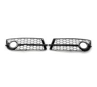 ASDGH for TT 2007-2010 2 Pezzi Telaio fendinebbia Anteriore Perforato a Nido d'Ape Parti modificate for Auto 8J0807682 8J0807681 Cornice Decorativa fendinebbia(Black with Plating)