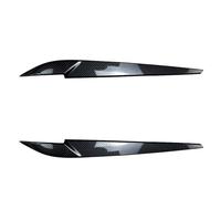 ASDGH For X5 X6 F15 F16 2014-2018 Sopracciglio del faro anteriore Decorazione esterna Adesivo for auto Adesivi decorativi modificati Pellicola per fari(Carbon Fiber)