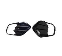 ASDGH Griglia fendinebbia Anteriore for paraurti Auto, cromata, for Ford, Escape Kuga 2017-2019, Cornice fendinebbia Cornice Decorativa fendinebbia(Black Left And Right)