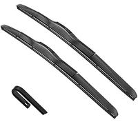 ASDGH Kit set spazzole tergicristallo for JAZZ 2 MK2 2009-2014 RS, ricariche parabrezza anteriore e posteriore 26"+14"+14" (colore: anteriore posteriore, dimensioni: RHD) Tergicristallo posteriore(BLA