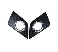ASDGH Paraurti Anteriore Auto Faro fendinebbia Copertura griglia Sinistra/Destra fendinebbia alogeno Cornice Cornice, for Nissan, Sentra 2016 2017 Cornice Decorativa fendinebbia(Black Pair)