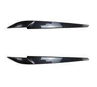 ASDGH SET DA 2 PEZZI, for X5 F15 X6 F16 2014-2018 Palpebra Faro Anteriore Sopracciglio Palpebre Copertura Protezione Adesivo Trim Accessori Auto Pellicola per fari(Carbon Look)