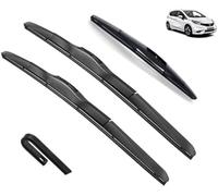 ASDGH Set di spazzole tergicristallo, for NISSAN, Note E12 MK2 2014-2019, parabrezza anteriore, lunotto posteriore, 24"14"12", spazzole lavavetri 2014 2015 (colore: posteriore, dimensioni: RHD) Tergic