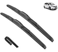 ASDGH Set di spazzole tergicristallo, for NISSAN, Note E12 MK2 2014-2019, parabrezza anteriore, lunotto posteriore, 24"14"12", spazzole lavavetri 2014 2015 (colore: posteriore, dimensioni: RHD) Tergic