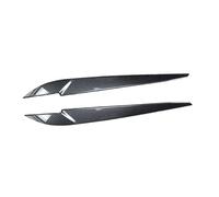 ASDGH Sopracciglia for fari auto, for X5 X6 F15 F16 2014-2018, palpebre decorative for coprifari, in fibra di carbonio, nero lucido. Pellicola per fari(Carbon Fiber Style)