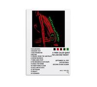 ASDGHIAWEUWQ Poster da parete "A TRIBE CALLED QUEST THE LOW END THEORY", moderno, arte retrò, stampa artistica su tela, 20 x 30 cm, senza cornice