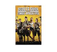 ASDGHIAWEUWQ Poster moderno con guida degli scouts all'apocalisse zombie, arte retrò, stampa artistica su tela, 50 x 75 cm, senza cornice