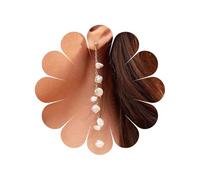 Asdinbrettan Orecchini lunghi pendenti da donna con perle barocche naturali d'acqua dolce, orecchini pendenti a catena dorata, gioielli eleganti per matrimoni, feste, uso quotidiano
