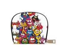 ASDJHFABKY Confezione di carte in stile fantascienza con motivo a stelle multiple borsa in pelle portafoglio luna atleti che corrono - Portatore essenziale a mani libere 9 x 11 cm, A33, 9X11CM