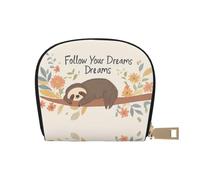 ASDJHFABKY Confezione di carte in stile fantascienza con motivo a stelle multiple borsa in pelle portafoglio luna atleti che corrono - Portatore essenziale a mani libere 9 x 11 cm, A18, 9X11CM