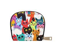 ASDJHFABKY Confezione di carte in stile fantascienza con motivo a stelle multiple borsa in pelle portafoglio luna atleti che corrono - Portatore essenziale a mani libere 9 x 11 cm, A35., 9X11CM