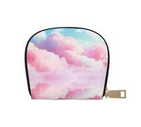 ASDJHFABKY Confezione di carte in stile fantascienza con motivo a stelle multiple borsa in pelle portafoglio luna atleti che corrono - Portatore essenziale a mani libere 9 x 11 cm, A21, 9X11CM