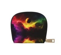 ASDJHFABKY Nature Scenery - Borsa in pelle con fiori blu e bianchi, portafoglio floreale in vaso, confezione di carte per pendolari attivi, per carte di transito e documenti d'identità ad accesso