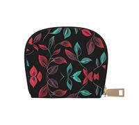 ASDJHFABKY Nature Scenery - Borsa in pelle con fiori blu e bianchi, portafoglio floreale in vaso, confezione di carte per pendolari attivi, per carte di transito e documenti d'identità ad accesso