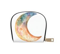 ASDJHFABKY Nature Scenery - Borsa in pelle con fiori blu e bianchi, portafoglio floreale in vaso, confezione di carte per pendolari attivi, per carte di transito e documenti d'identità ad accesso