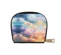 ASDJHFABKY Sunset Card Pack Bella Tramonto Borsa in Pelle Girasole Portafoglio Gamers - Arcade e Gift Card case 9X11CM, A22., 9X11CM