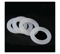 ASDJKL Hardware Raccordi DN8/10/15/20/25/32/40 Guarnizione in Silicone Piatto Rondella di Tenuta Distanziale per 1/4 "3/8" 1/2" 3/4" 1" 1-1/4" 1-1/2" BSP NPT Rondella di tenuta (DNN) 40 30 45 x 3 mm