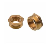 ASDJKL Raccordi hardware M20 7/16 UNF 9/16 UNF 1/4" 1/2" BSP femmina a maschio filettatura in ottone riduttore boccola raccordo per tubo connettore (F UNF7I16-M M20x1,5)