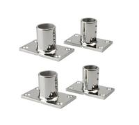 ASDJKL Raccordi per navi in acciaio inossidabile 316 a 90 gradi per imbarcazioni marine rettangolari per tubi da 22 mm e 25 mm (25 mm-90 gradi, 4 pezzi)