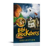 ASDJWAUEYWEH Bibi Blocksberg, poster su tela, decorazione artistica da parete, stile vintage, decorazione estetica per soggiorno, camera da letto, 60 x 90 cm, con cornice