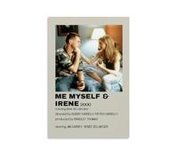 ASDJWAUEYWEH Poster su tela con immagine di me e Irene, decorazione artistica da parete vintage, per soggiorno, camera da letto, 50 x 75 cm, senza cornice