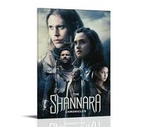 ASDJWAUEYWEH Poster su tela con le cronache di Shannara, decorazione artistica da parete, stile vintage, per soggiorno, camera da letto, 20 x 30 cm, con cornice