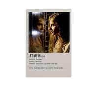 ASDJWAUEYWEH Poster su tela, decorazione artistica da parete con scritta "Let Me In", vintage, decorazione estetica per soggiorno, camera da letto, 40 x 60 cm, senza cornice
