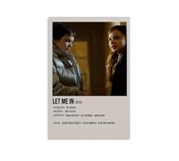 ASDJWAUEYWEH Poster su tela, decorazione artistica da parete con scritta "Let Me In", vintage, decorazione estetica per soggiorno, camera da letto, 30 x 45 cm, senza cornice