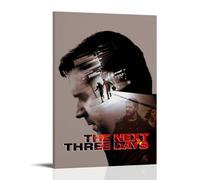ASDJWAUEYWEH The Next Three Days - Poster su tela, decorazione artistica da parete, stile vintage, per soggiorno e camera da letto, 40 x 60 cm, con cornice
