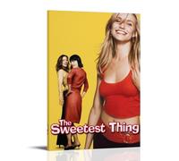 ASDJWAUEYWEH The Sweetest Thing Poster su tela, decorazione artistica da parete, stile vintage, decorazione estetica per soggiorno, camera da letto, 60 x 90 cm, con cornice