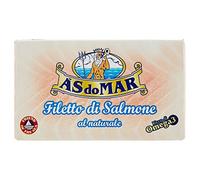 Asdomar Filetti di salmone al naturale - 115 gr
