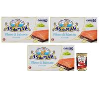 Asdomar Filetti di Salmone, al Naturale - 150 gr