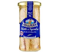 Asdomar - Filetti di sgombro all'olio d'oliva - 6 confezioni da 150 Grammi