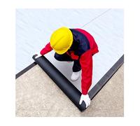 ASDQWER Guaina Bituminosa，Autoadesivo Nastro Bituminoso，Guaina di Bitume Impermeabilizza e Sigilla，para Reparación Techos Uso Esterno,Perdite Tetto,Fessurazioni Superficiali(THK2mm/W1*L5m)