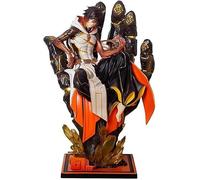 ASEDRFY 26 cm Genshin Impact Zhongli Figura PVC Materiali di Protezione Ambientale Adatto per Casa Ufficio Scrivania Ornamenti Decorativi Giocattolo