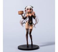 ASEDRFY Ecchi Figure Anime Personaggio Originale -dai Kasshoku Jidai 01- Philena Waal Vestiti Rimovibili Collezione di Modelli Statue Decor Giocattolo in Scatola 25,5 cm/10 Pollici