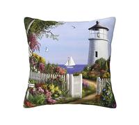 ASEELO Faro Diamond Painting 40,5 x 40,5 cm, cuscino quadrato per divano, letto, divano, panca, sedia