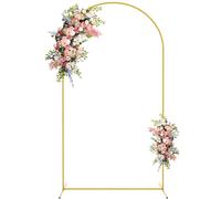 Asee'm Supporto per arco nuziale in metallo da 2,7 m, quadrato, con cornice ad arco