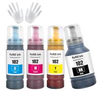 ASEKER 102 Inchiostro Compatibile per Epson EcoTank ET-2750 ET-2756 ET-2850