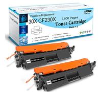 ASEKER 30X CF230X (30A CF230A) Toner Cartuccia Compatibile per HP M203d | 3500 Pagine con Chip per HP LaserJet Pro M203dn M203dw MFP M227fdn M227fdw M227sdn M227d Stampante (2 Nero