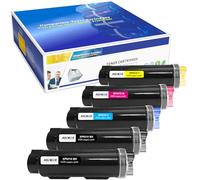 ASEKER Cartuccia toner compatibile per 6515 6510 per WorkCentre 6515DN 6515DNI 6515DNM 6515N Phaser 6510DN 6510DNI 6510DNM 6510N stampanti (2BK/C/M/Y)